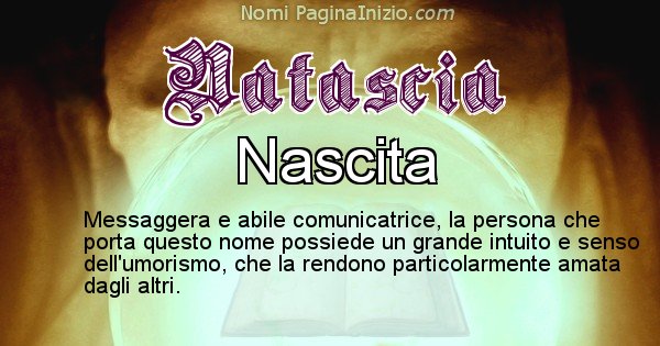 Natascia - Significato reale del nome Natascia
