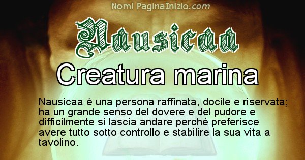 Nausicaa - Significato reale del nome Nausicaa
