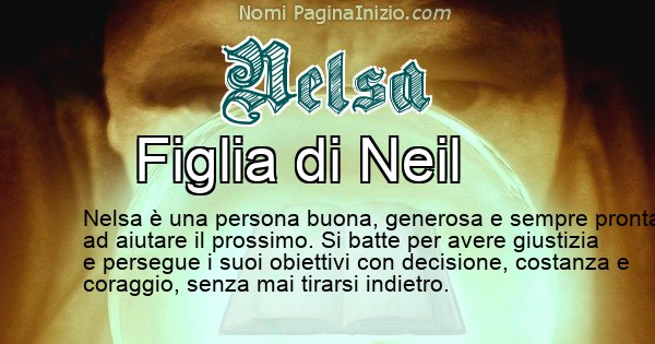 Nelsa - Significato reale del nome Nelsa