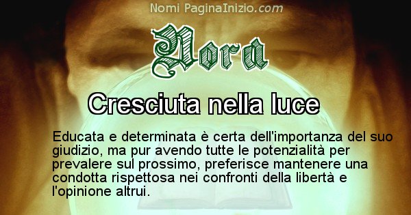 Nora - Significato reale del nome Nora