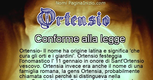 Ortensio - Significato reale del nome Ortensio