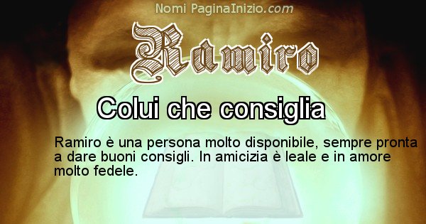 Ramiro - Significato reale del nome Ramiro