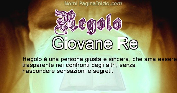 Regolo - Significato reale del nome Regolo