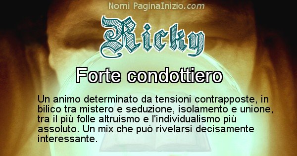 Ricky - Significato reale del nome Ricky