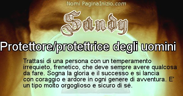 Sandy - Significato reale del nome Sandy