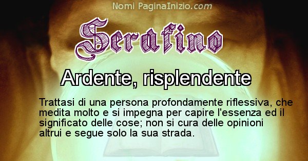 Serafino - Significato reale del nome Serafino