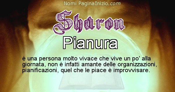 Sharon - Significato reale del nome Sharon