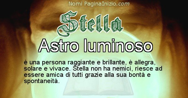 Stella - Significato reale del nome Stella