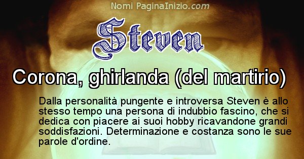 Steven - Significato reale del nome Steven