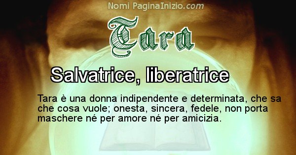 Tara - Significato reale del nome Tara