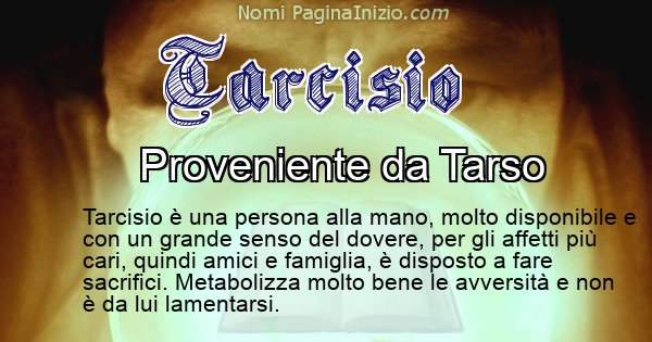 Tarcisio - Significato reale del nome Tarcisio