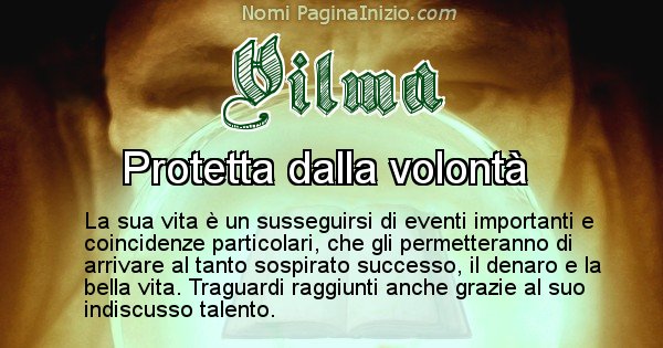 Vilma - Significato reale del nome Vilma