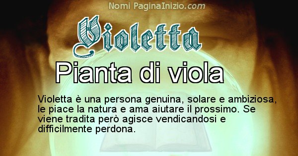 Violetta - Significato reale del nome Violetta