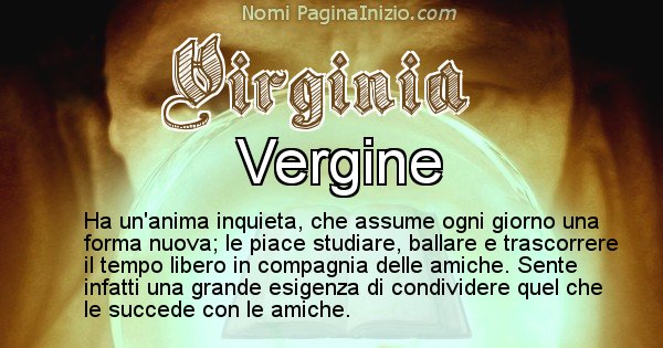 Virginia - Significato reale del nome Virginia