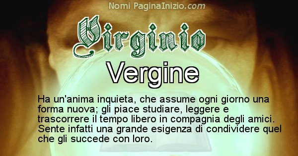 Virginio - Significato reale del nome Virginio