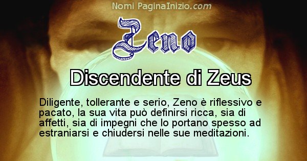 Zeno - Significato reale del nome Zeno