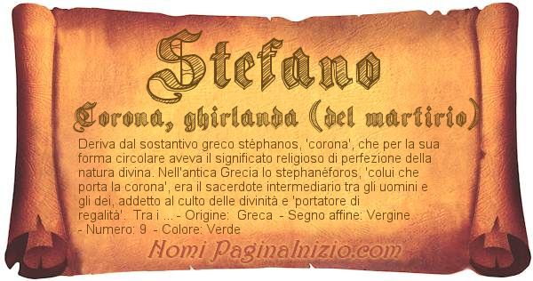 Significato Del Nome Stefano