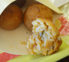 Arancini con formaggio