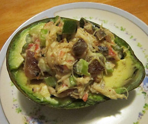 Avocado alla Polpa di Granchio