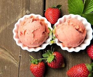 Gelato alla fragola