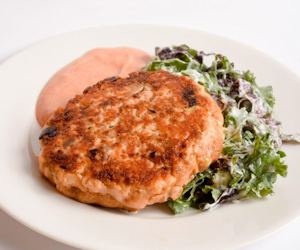 Hamburger di salmone