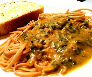 Pasta con Passato di Zucca