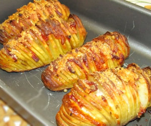 Sfogliatelle di patate e speck